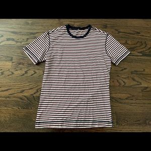 Lululemon Striped 5 Year Basic Crewneck T-Shirt Yoga S/M